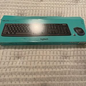 Logitech MK270 wireless mouse and keyboard